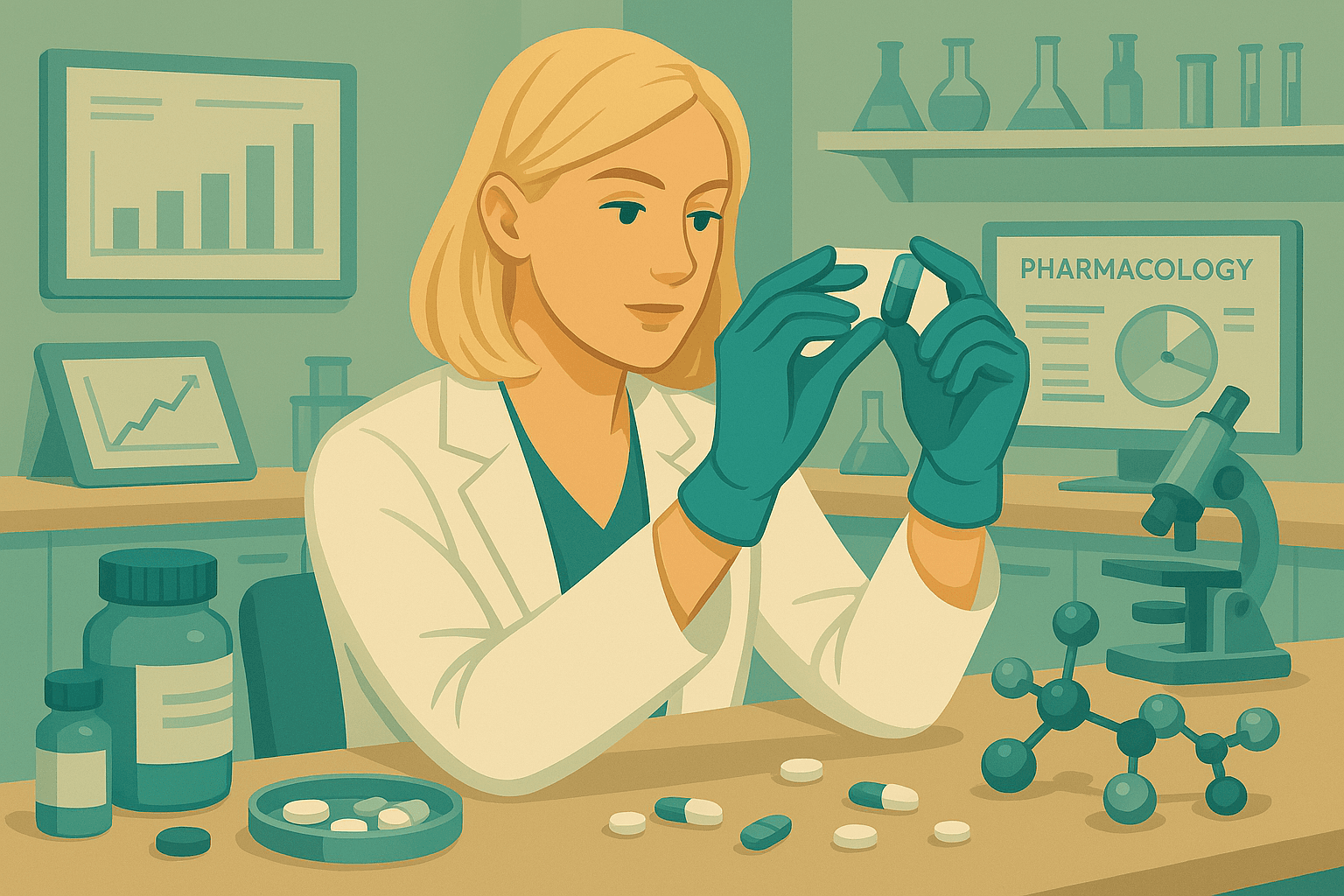 Farmacología clínica: Domina los mecanismos de acción con estrategias cognitivas avanzadas