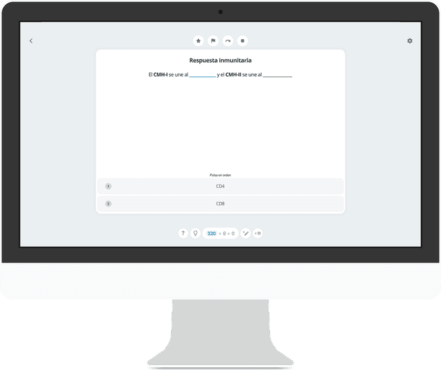 Flashcard en ordenador
